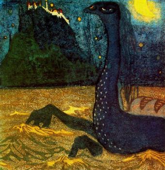 Wassily Kandinsky : Moonlight night